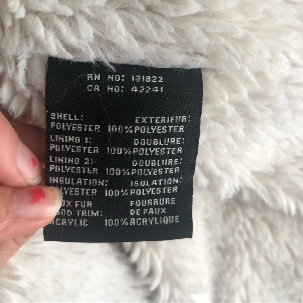 S-13 Women’s Olive Green Parka Coat with Faux Fur Trim